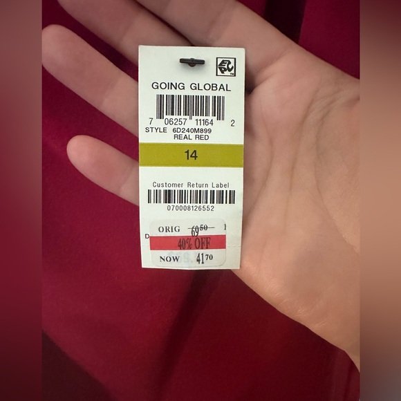 INC International Concepts One Shoulder Top - Picture 2 of 4